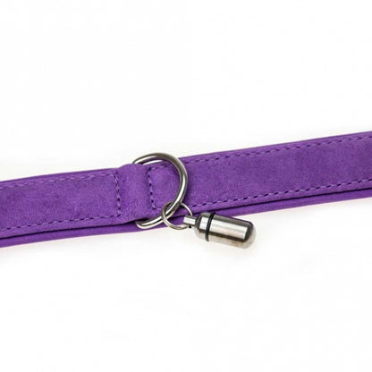 Karlie Collar Buffalo made of calf leather - Purple