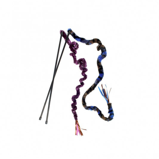 Karlie Flamingo Cat Fishing Rod with Plush Rod - 100 cm