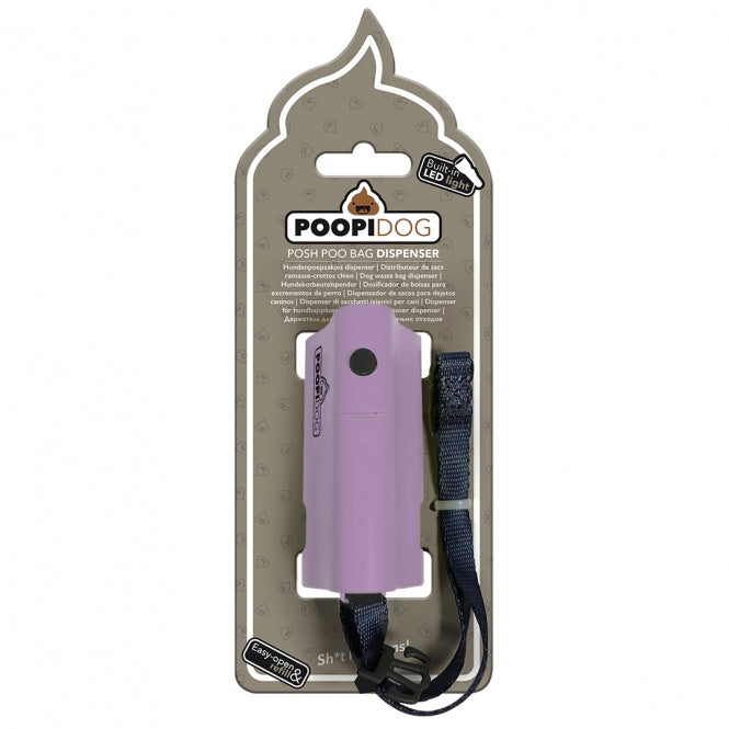 Poopidog dog poop bag dispenser with LED