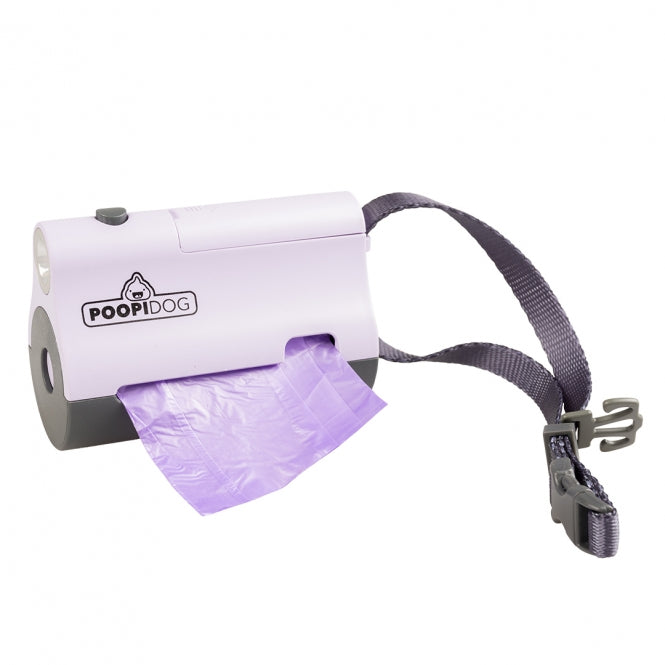 Poopidog dog poop bag dispenser with LED