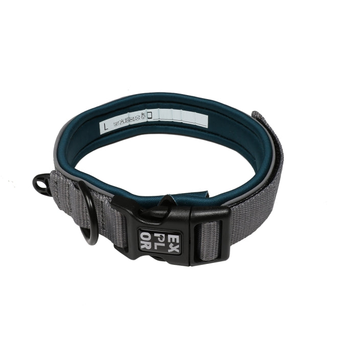 Duvoplus EXPLOR Ultimate Fit Comfy Collar Classic - petrol blue - XS - 30-33cm