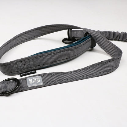Duvoplus EXPLOR Ultimate Fit 2in1 leash Classic - petrol blue - 180cm - 16mm