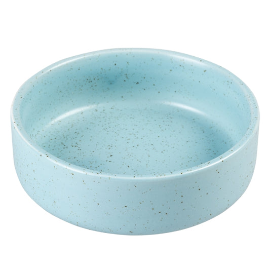 Duvoplus Ceramic Bowl Stone Speckle - turquoise - 330ml 