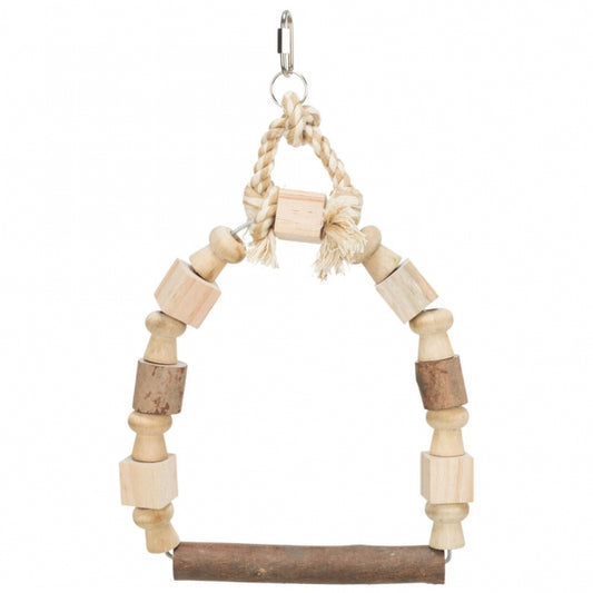 Trixie arched swing with wooden blocks