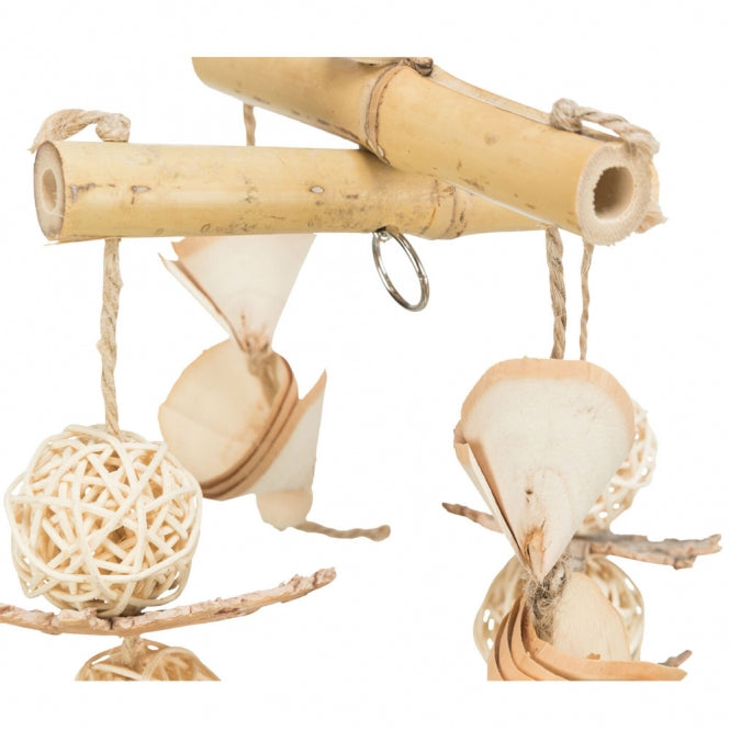 Trixie natural toys made of bamboo, rattan and wood 