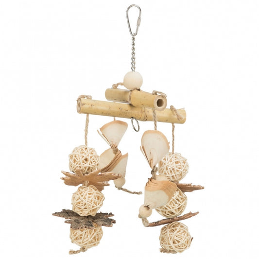 Trixie natural toys made of bamboo, rattan and wood 