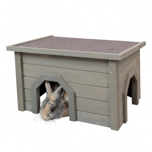 Trixie Natura small animal house - grey-green, 50 × 30 × 37 cm 