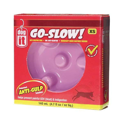 DOGIT Go-Slow Anti-Gulping Bowl Pink 140 ml