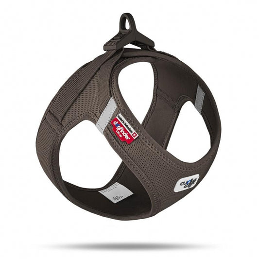 Curli Clasp Vest Harness Air Mesh - brown