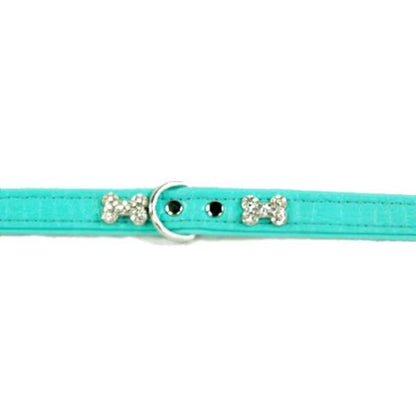 Hunter Collar Cropue Bone Turquoise - XS
