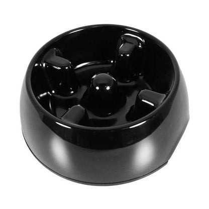 DOGIT Go-Slow Anti-Gulping Bowl Black 300 ml