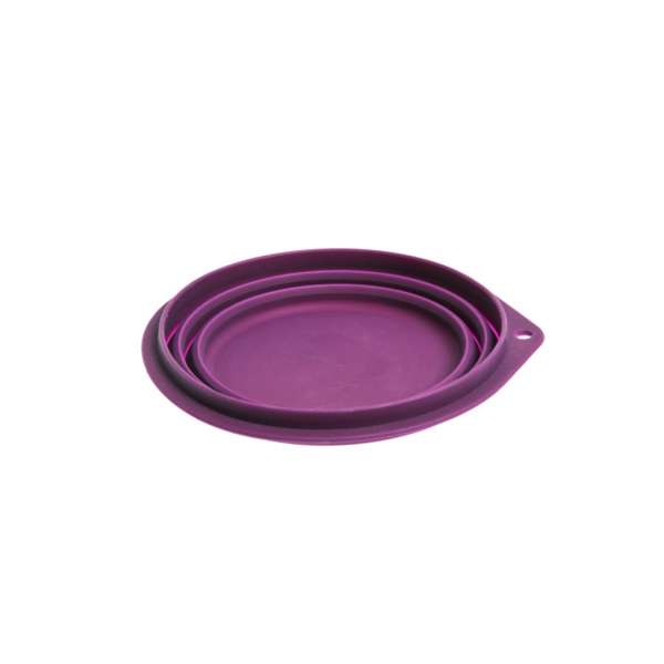Karlie foldable travel bowl made of silicone