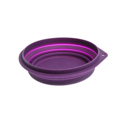 Karlie foldable travel bowl made of silicone