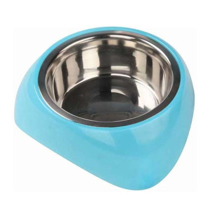 Pawise stainless steel bowl with plastic holder