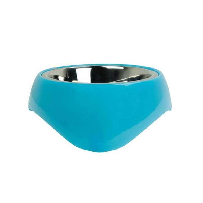 Pawise stainless steel bowl with plastic holder