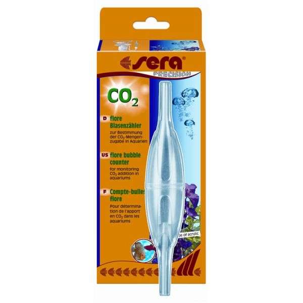 Sera flore CO2 bubble counter