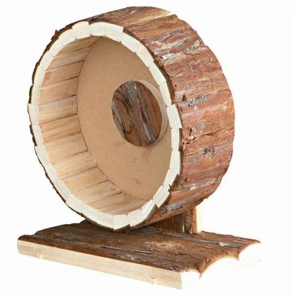 Trixie exercise wheel made of natural wood