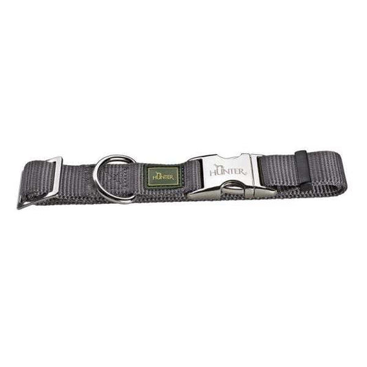 Hunter collar Vario-Basic ALU-Strong, color: grey 